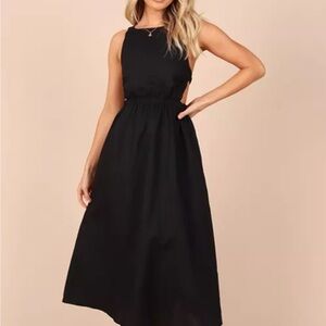 Elegant Black Sleeveless Dress